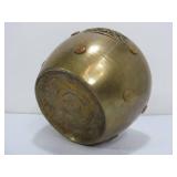 Old Vintage Oriental Brass & Copper Lidded Pot