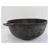 Large Vintage Cast Iron Footed Pot