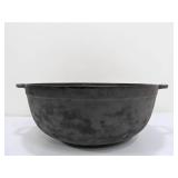 Large Vintage Cast Iron Footed Pot