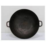 Large Vintage Cast Iron Footed Pot