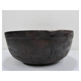 Large Vintage Cast Iron Footed Pot