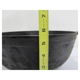 Large Vintage Cast Iron Footed Pot