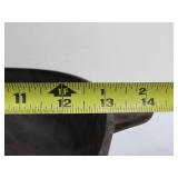 Large Vintage Cast Iron Footed Pot