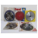 Group of Mitre Saw Blades