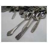 LARGE Lot of Assorted Vintage etc Flatware