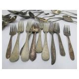 LARGE Lot of Assorted Vintage etc Flatware