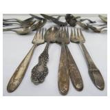 LARGE Lot of Assorted Vintage etc Flatware