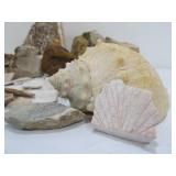 Lot of Assorted Rock Chunks Minerals etc