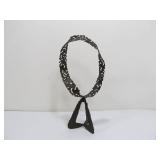 Vintage Brutalist Metal Sculpture