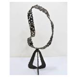 Vintage Brutalist Metal Sculpture
