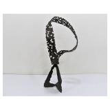 Vintage Brutalist Metal Sculpture