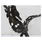 Vintage Brutalist Metal Sculpture