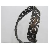 Vintage Brutalist Metal Sculpture