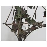 Vintage Mid Century Brutalist Metal Sculpture