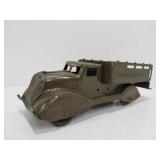 Vintage Pressed Steel Wyandotte "Ammunition Supplies" Flatbed Army Truck