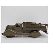 Vintage Pressed Steel Wyandotte "Ammunition Supplies" Flatbed Army Truck