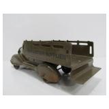 Vintage Pressed Steel Wyandotte "Ammunition Supplies" Flatbed Army Truck