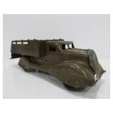 Vintage Pressed Steel Wyandotte "Ammunition Supplies" Flatbed Army Truck