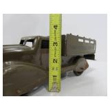 Vintage Pressed Steel Wyandotte "Ammunition Supplies" Flatbed Army Truck