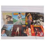 Large Lot of Vintage ELVIS Vinyl Records