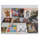 Lot of Approx 50 Vintage Vinyl Records - Several Rock Albums & Other Genres