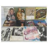 Lot of Approx 50 Vintage Vinyl Records - Several Rock Albums & Other Genres