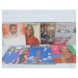 Lot of Approx 50 Vintage Vinyl Records - Several Rock Albums & Other Genres