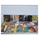 Lot of Approx 50 Vintage Vinyl Records - Several Rock Albums & Other Genres