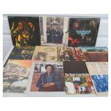 Lot of Approx 50 Vintage Vinyl Records - Several Rock Albums & Other Genres