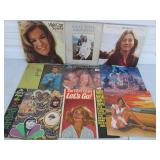 Lot of Approx 50 Vintage Vinyl Records - Several Rock Albums & Other Genres