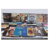 Lot of Approx 50 Vintage Vinyl Records - Several Rock Albums & Other Genres