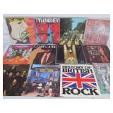 Lot of Approx 50 Vintage Vinyl Records - Several Rock Albums & Other Genres
