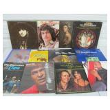 Lot of Approx 50 Vintage Vinyl Records - Several Rock Albums & Other Genres