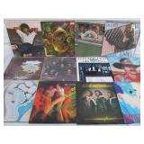 Lot of Approx 50 Vintage Vinyl Records - Several Rock Albums & Other Genres