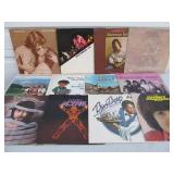 Lot of Approx 50 Vintage Vinyl Records - Several Rock Albums & Other Genres