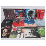 Lot of Approx 50 Vintage Vinyl Records - Several Rock Albums & Other Genres