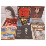 Lot of Approx 50 Vintage Vinyl Records - Several Rock Albums & Other Genres