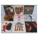 Lot of Approx 50 Vintage Vinyl Records - Several Rock Albums & Other Genres