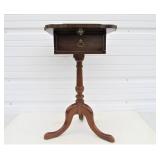 Vintage Pennsylvania House Small Tilt-Top Side Table w/Drawer