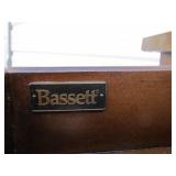 Signed BASSETT Contemporary Copper Lined Hall Table w/Drawers