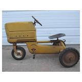 Nice Vintage Murray Yellow Pedal Tractor