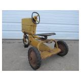 Nice Vintage Murray Yellow Pedal Tractor