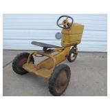 Nice Vintage Murray Yellow Pedal Tractor