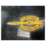 Vintage WW2 Era FLOTTORP Armor Coated Wooden Airplane Propeller