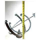 Large Vintage Solid Brass Armillary Outdoor/Garden Sundial