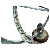 Large Vintage Solid Brass Armillary Outdoor/Garden Sundial