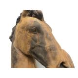 Large Heavy Vintage Highly Detailed Horsehead Statue