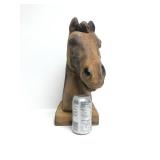 Large Heavy Vintage Highly Detailed Horsehead Statue
