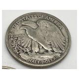 Three 1942 Walking  Liberty Half Dollars