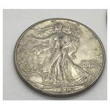 Three 1942 Walking Liberty Half Dollars
